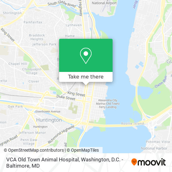 VCA Old Town Animal Hospital map