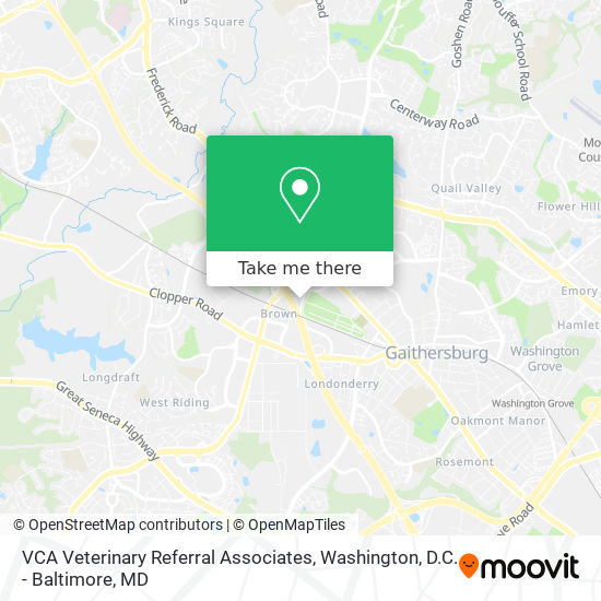 Mapa de VCA Veterinary Referral Associates