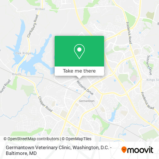 Mapa de Germantown Veterinary Clinic