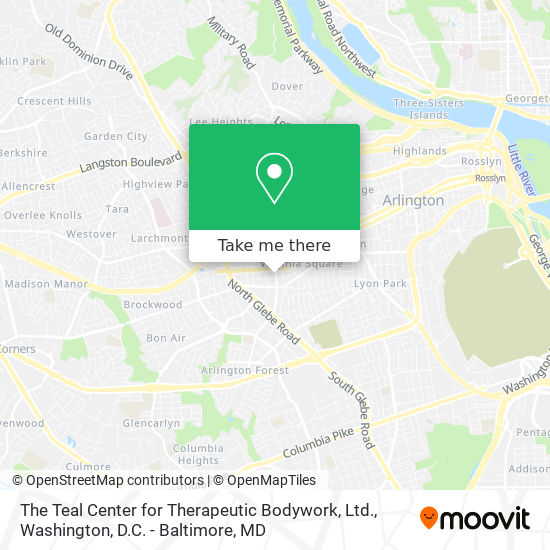 The Teal Center for Therapeutic Bodywork, Ltd. map