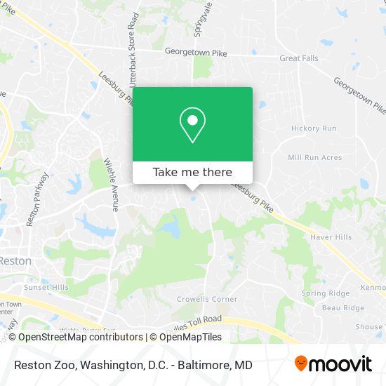 Reston Zoo map