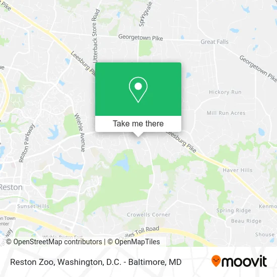 Reston Zoo map