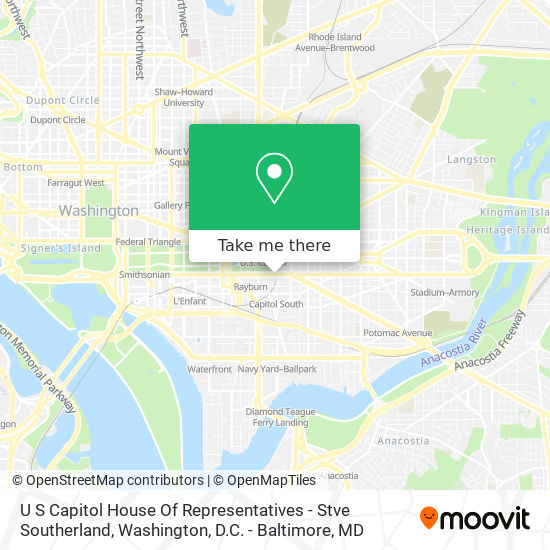 U S Capitol House Of Representatives - Stve Southerland map