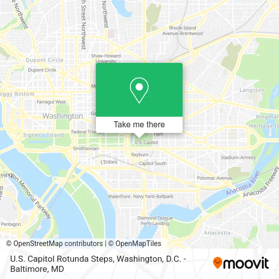 Mapa de U.S. Capitol Rotunda Steps