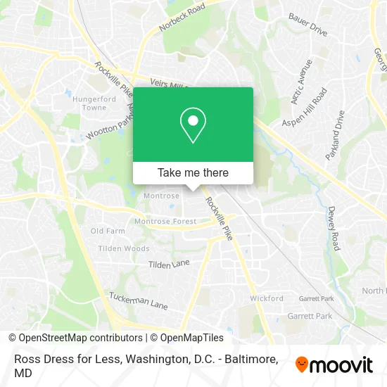 Mapa de Ross Dress for Less