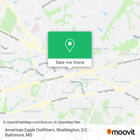 American Eagle Outfitters map