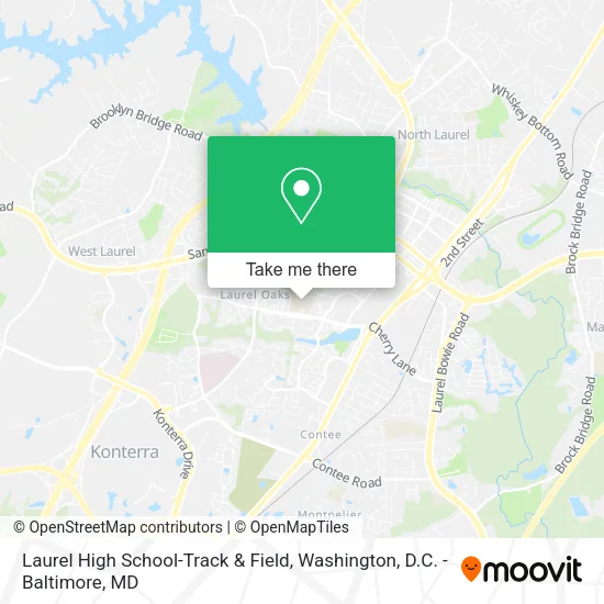 Laurel High School-Track & Field map