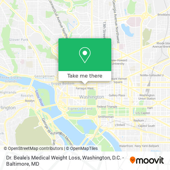Dr. Beale's Medical Weight Loss map