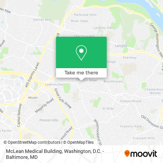 Mapa de McLean Medical Building