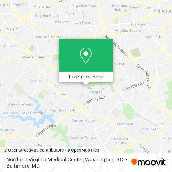 Mapa de Northern Virginia Medical Center