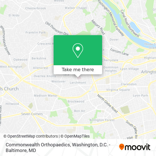 Commonwealth Orthopaedics map