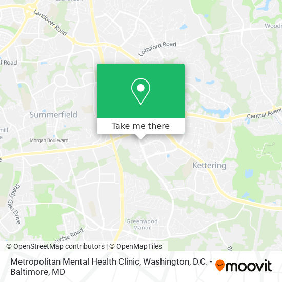 Mapa de Metropolitan Mental Health Clinic