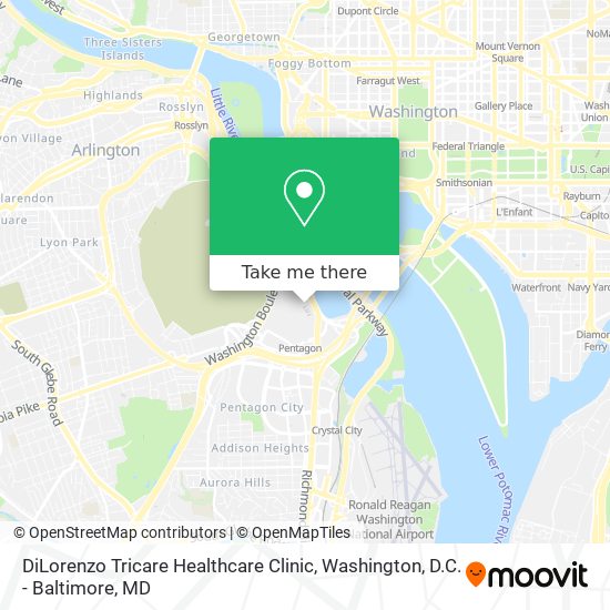 DiLorenzo Tricare Healthcare Clinic map