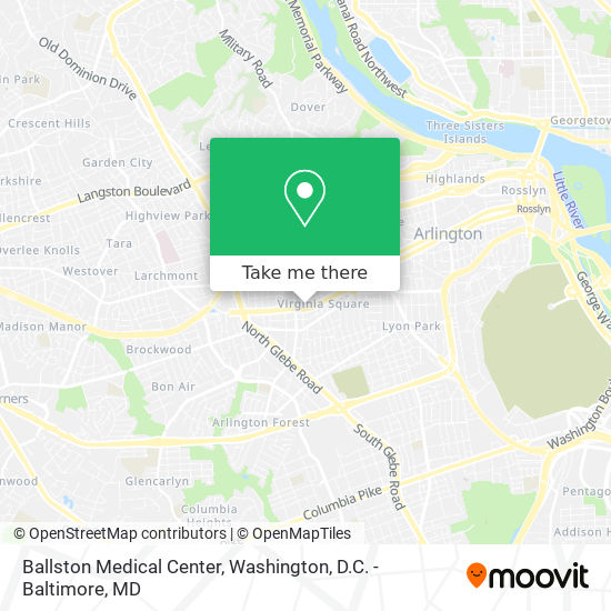 Ballston Medical Center map