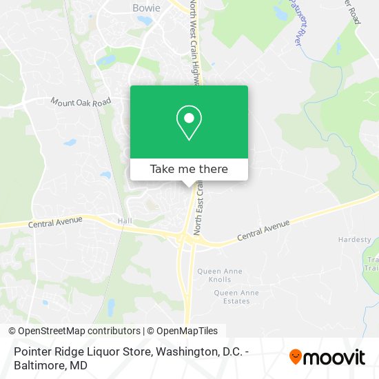 Pointer Ridge Liquor Store map