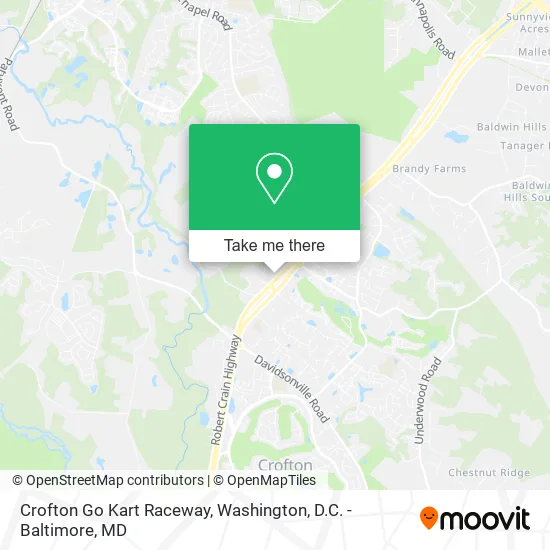 Crofton Go Kart Raceway map