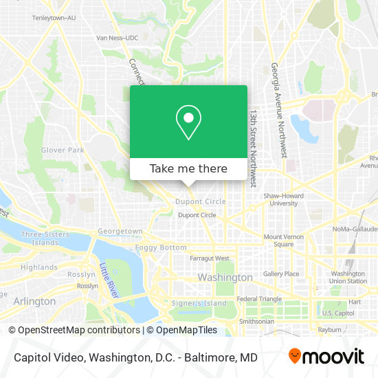 Mapa de Capitol Video