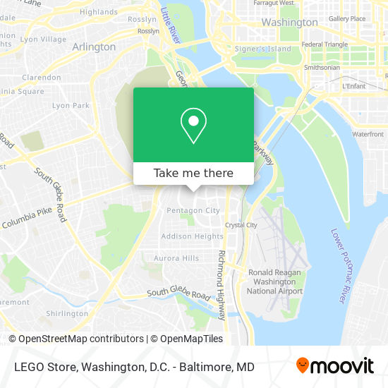 Mapa de LEGO Store