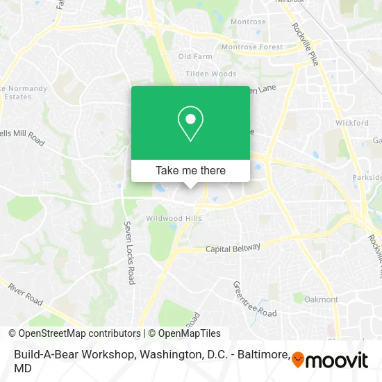 Build-A-Bear Workshop map
