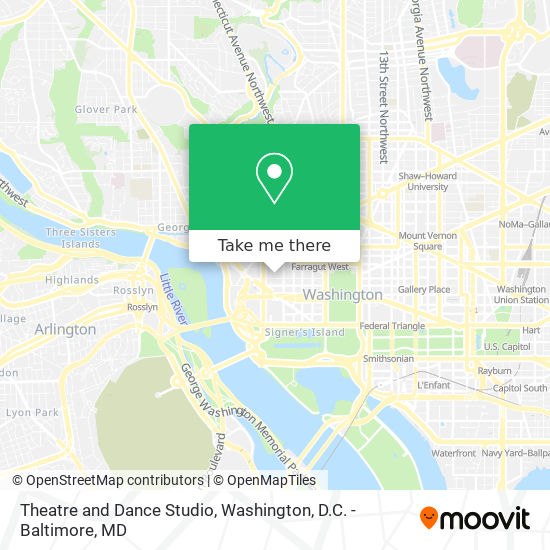 Theatre and Dance Studio map