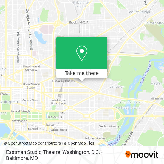 Eastman Studio Theatre map