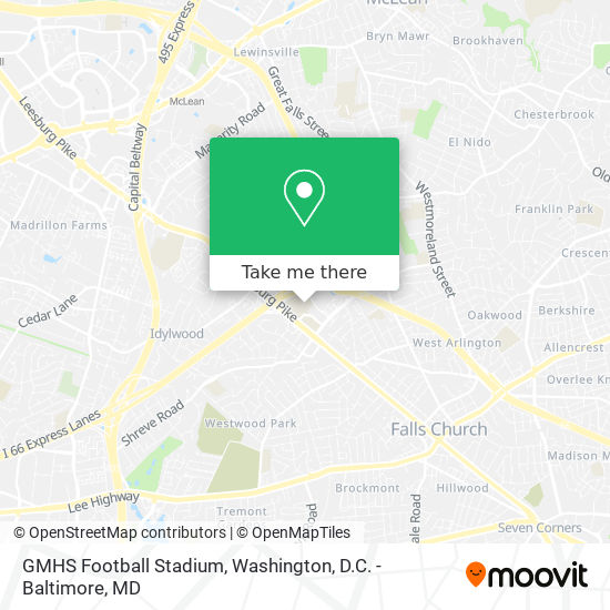 GMHS Football Stadium map