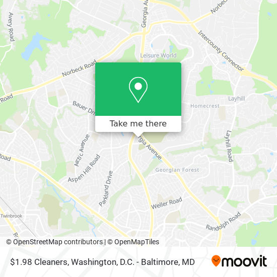 $1.98 Cleaners map