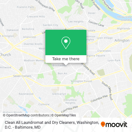 Mapa de Clean All Laundromat and Dry Cleaners