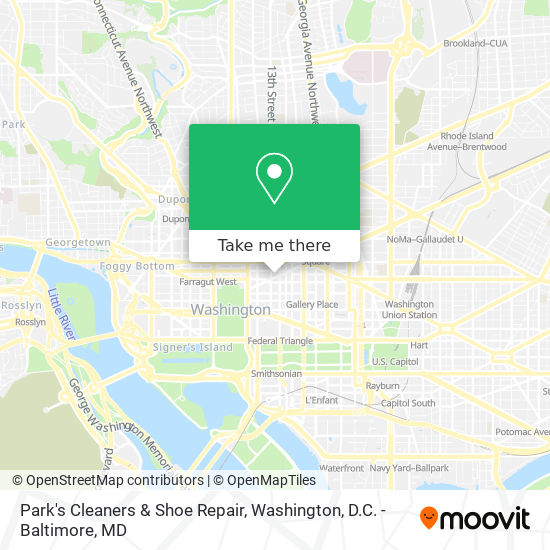 Mapa de Park's Cleaners & Shoe Repair