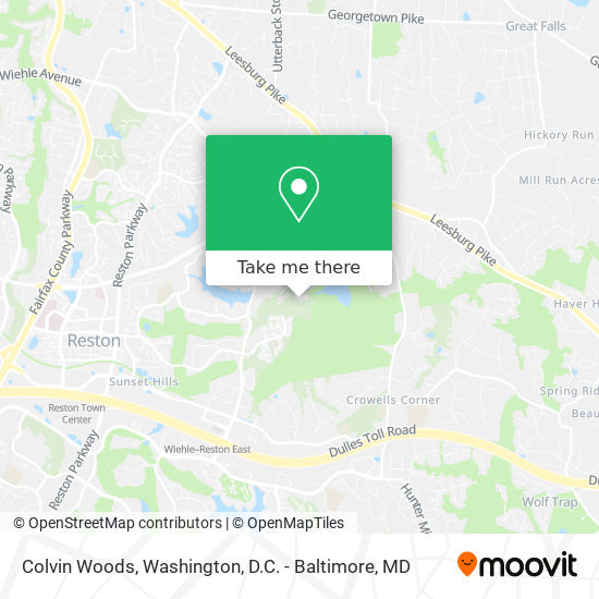 Mapa de Colvin Woods