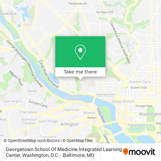 Georgetown School Of Medicine Integrated Learning Center map