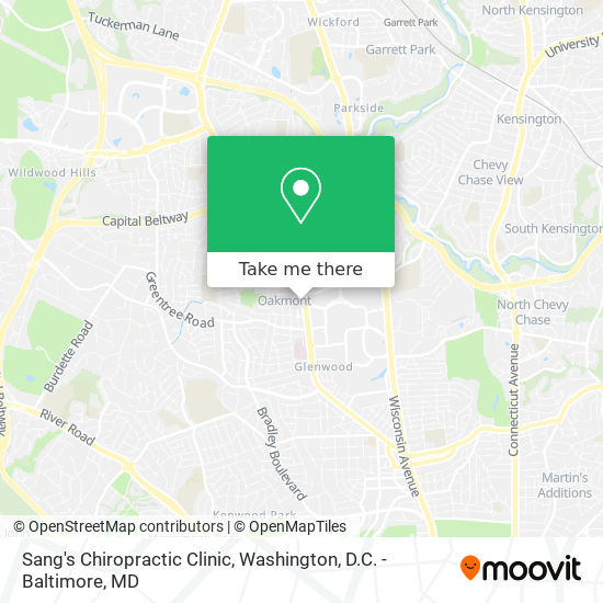 Sang's Chiropractic Clinic map