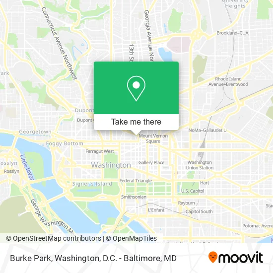 Burke Park map