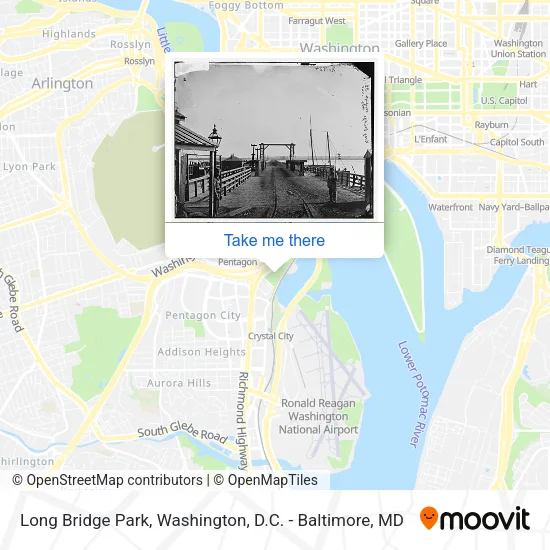 Long Bridge Park map