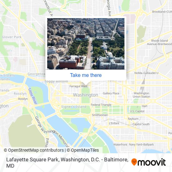 Lafayette Square Park map