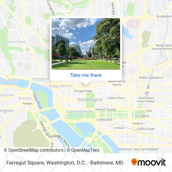 Farragut Square map