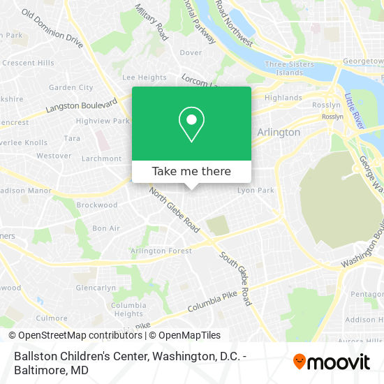 Ballston Children's Center map