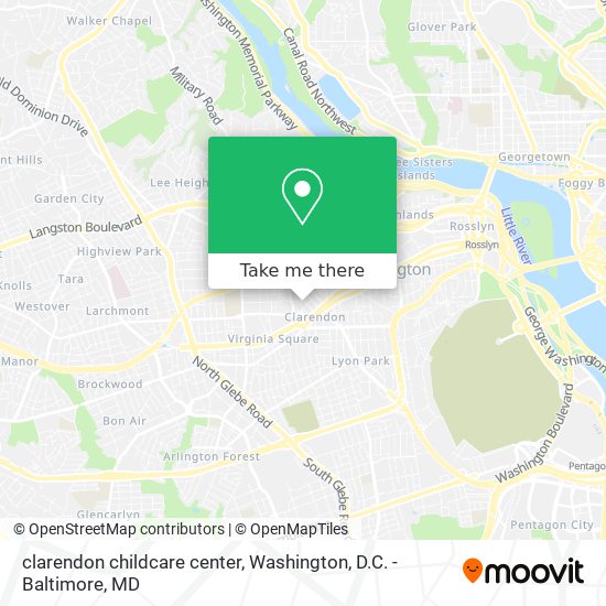 Mapa de clarendon childcare center