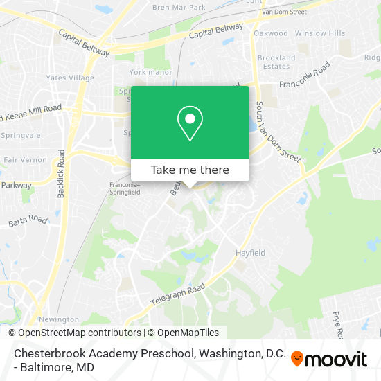 Chesterbrook Academy Preschool map