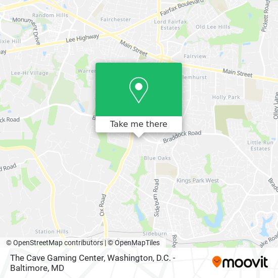The Cave Gaming Center map