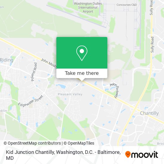 Mapa de Kid Junction Chantilly