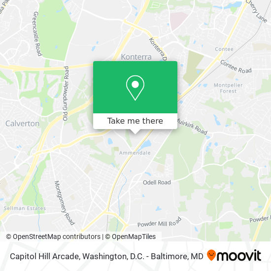 Mapa de Capitol Hill Arcade