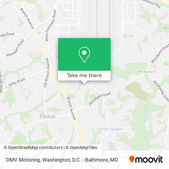 DMV Motoring map