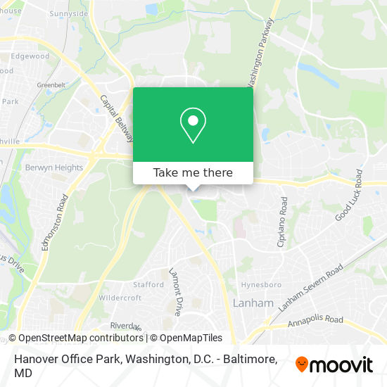 Hanover Office Park map