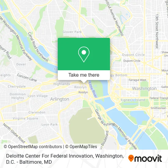 Deloitte Center For Federal Innovation map