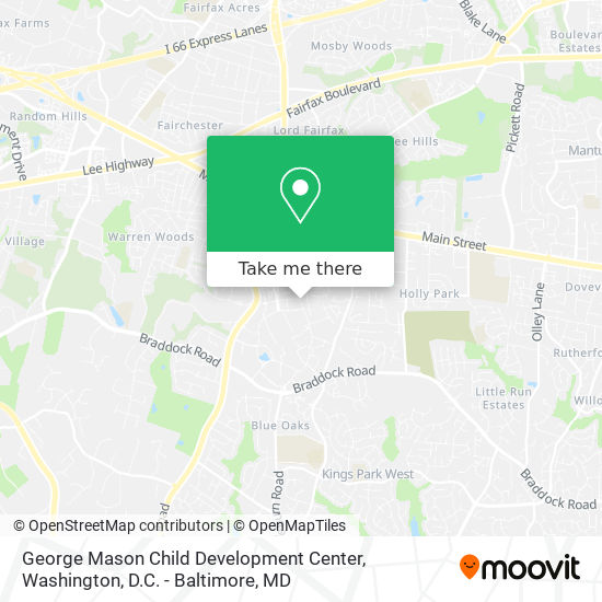 Mapa de George Mason Child Development Center