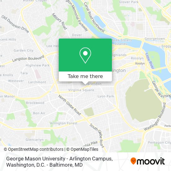George Mason University - Arlington Campus map