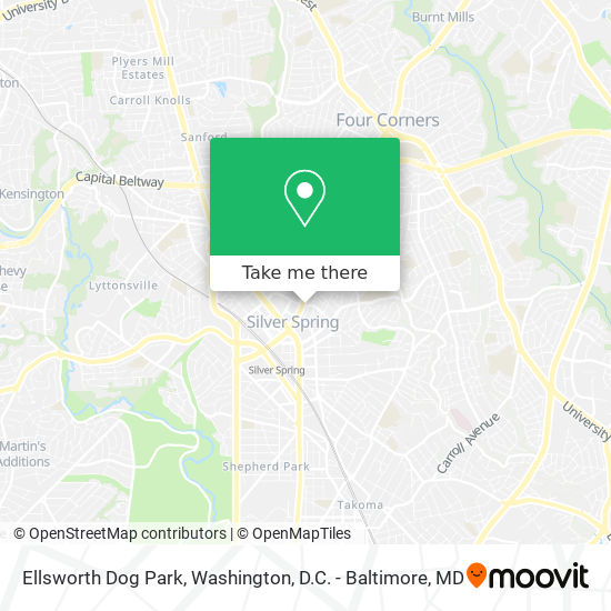 Ellsworth Dog Park map