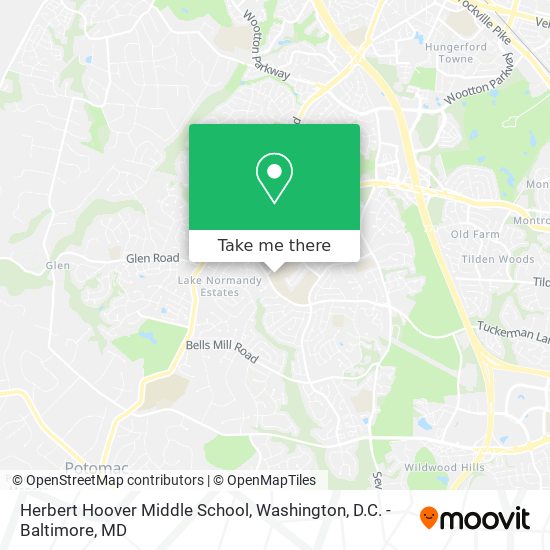 Herbert Hoover Middle School map