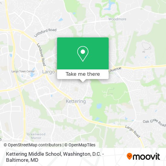 Kettering Middle School map
